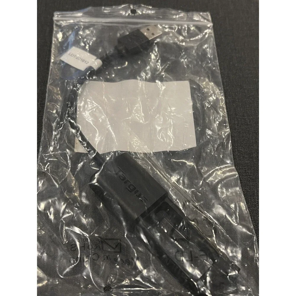 Targus ACC1104GLX USB Type C/F To USB 3.0 A/M Adapter Cable W/ Tether New